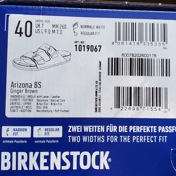 Birkenstock Arizona Ginger Brown Sandals - Picture 8 of 12